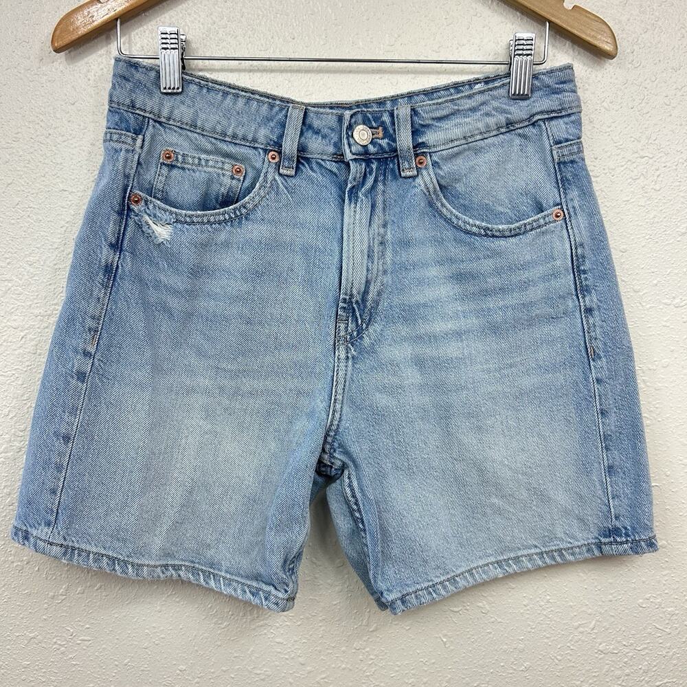 Zara Light Blue Denim Shorts